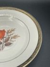 Triumph American Limoges Vermillion Rose Saucer Gold Trim Excellent Condition — photo 7