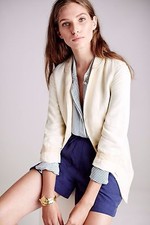 Nwt Anthropologie Libby Blazer By Marrakech, Size Xs, Linen Light Weight Jacket