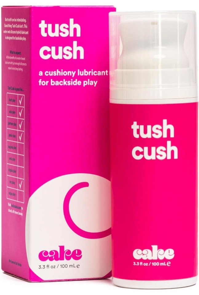 2x Hello Cake Tush Cush Lube Personal Lubricant Backside Play Unisex 1.
