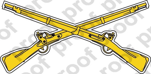STICKER U.S. ARMY INFANTRY - 第 1/2 張圖片