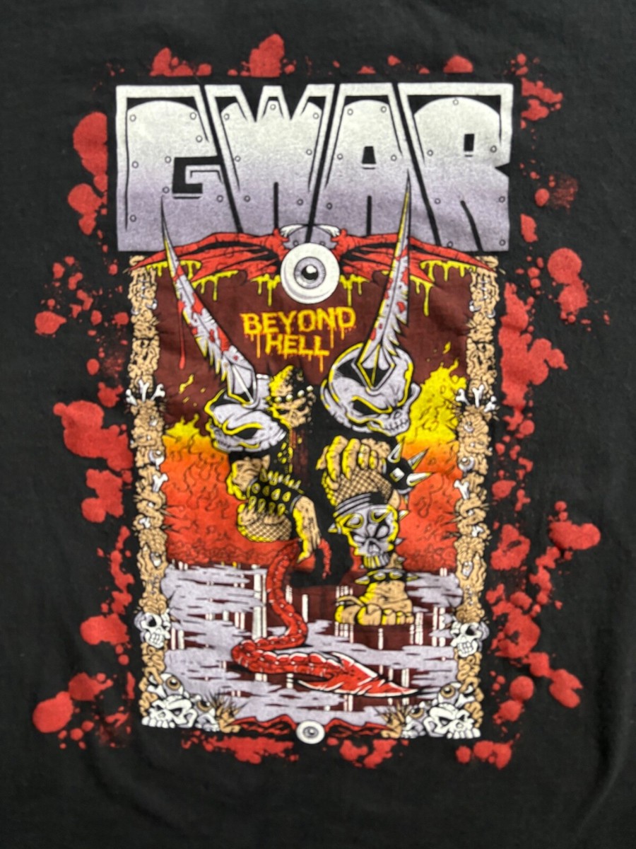 2008 GWAR Oderus Urungus Beyond Hell T-Shirt Men's 3XL XXXL - Used