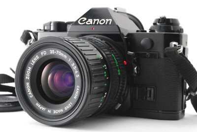 ALMOST MINT w/ Strap] Canon AE-1 Program SLR +Zoom FD 35-70mm f