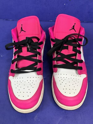 Nike Air Jordan 1 Low GS Fierce Pink/Black White 7Y DZ5365