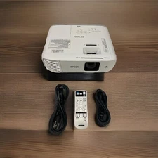 Epson PowerLite 980W 3800 ANSI LUMENS 3LCD Projector H866A HDMI 1080p