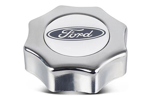 Ford Oval Logo Oil Fill Cap Screw in Type with Chrome Finish 302-230 - Imagem 4 de 4