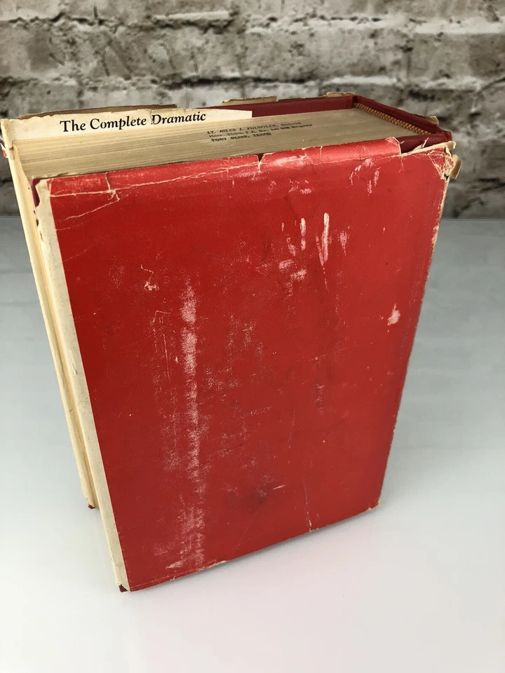 The Complete Works of William Shakespeare Red Letter Edition HB DJ Romeo 1952 - Image 4 of 4