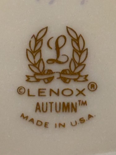 Lenox AUTUMN 5 Pc PLACE SETTING(s) 1st Quality Excellent Condition Only 1 Left! - Imagen 10 de 11