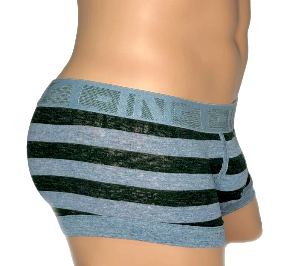 C-IN2 HAND ME DOWN BAÚL MILITAR Hombres BoxerBrief Talla M Ropa Interior Gris Rayas Foto 2 de 3