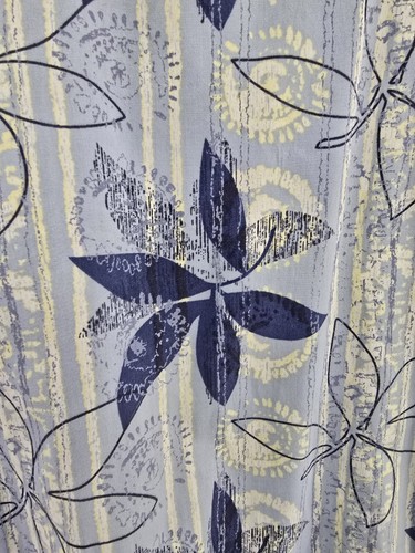 Natural Issue Relaxed Fit Kurzarmhemd Baumwolle blau geblümt. Herren Gr. XL - Bild 2 von 7