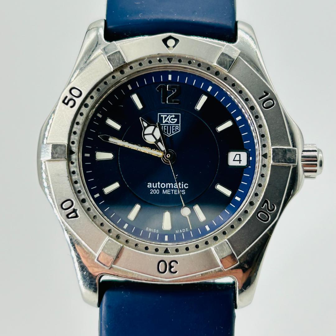 タグホイヤー TAG Heuer WK-2117 自動巻き Tag Heuer Wk2117-1 Automatic Date Men's Watch Blue Swiss