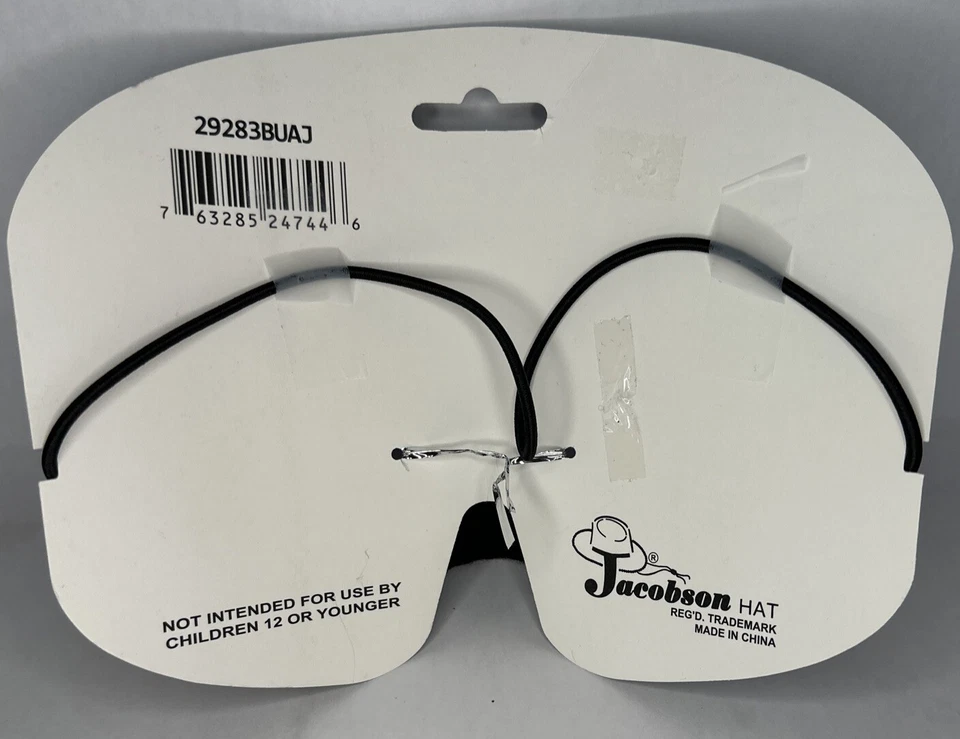 Jacobson Hat Co. Venetian Mask w/Blue & Purple Iridescent Faux Stones Costume - Image 3 of 4