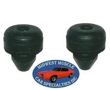 64-67 Nosr Factory Correct Gto Lemans Tempest Console Door Rubber Bumpers 2pc Fm