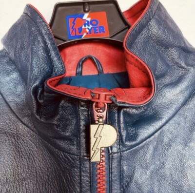 New With Tags Vintage 90's New York Rangers Pro Player Leather