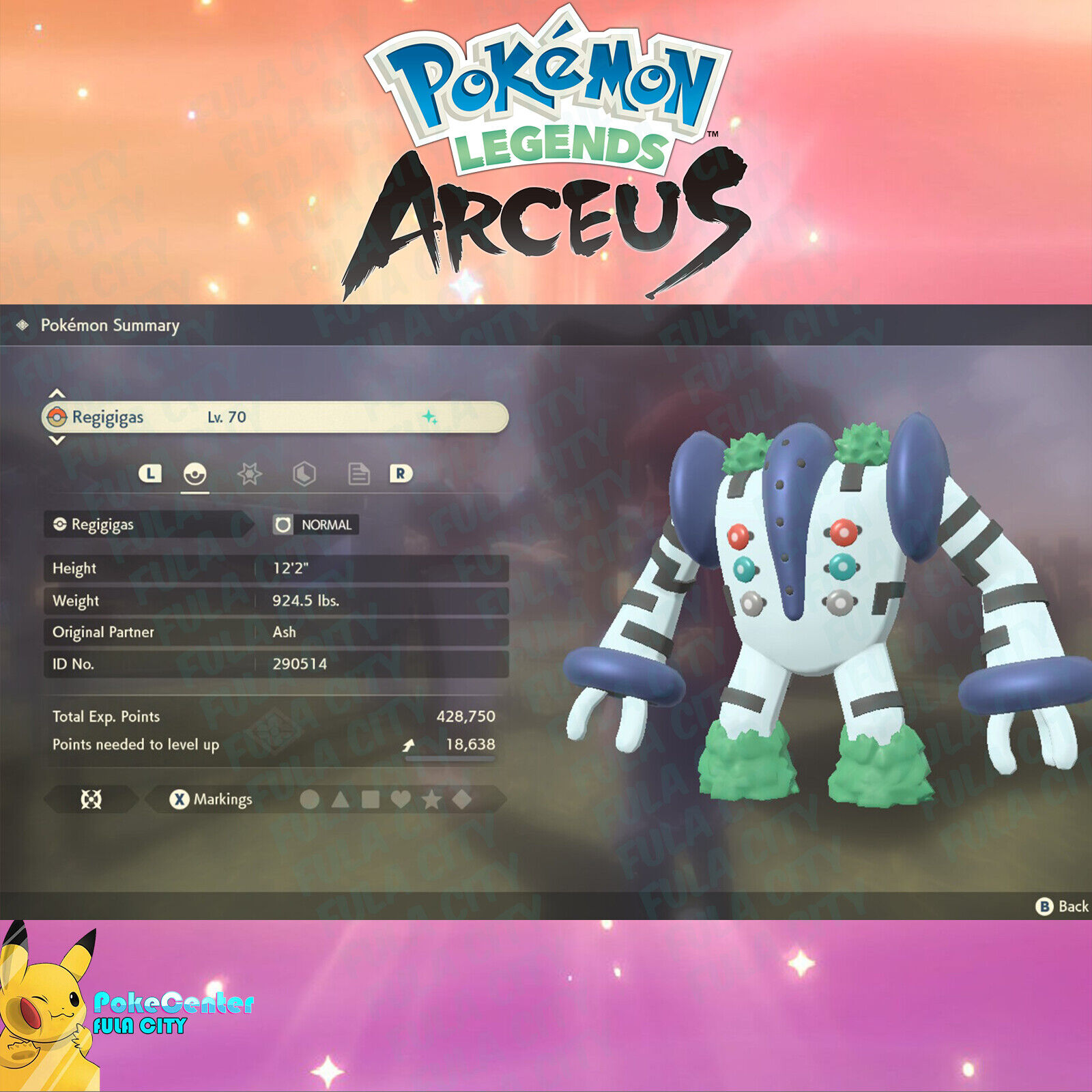 Shiny Regigigas best Stats // Pokemon Legends: Arceus // -  Hong Kong