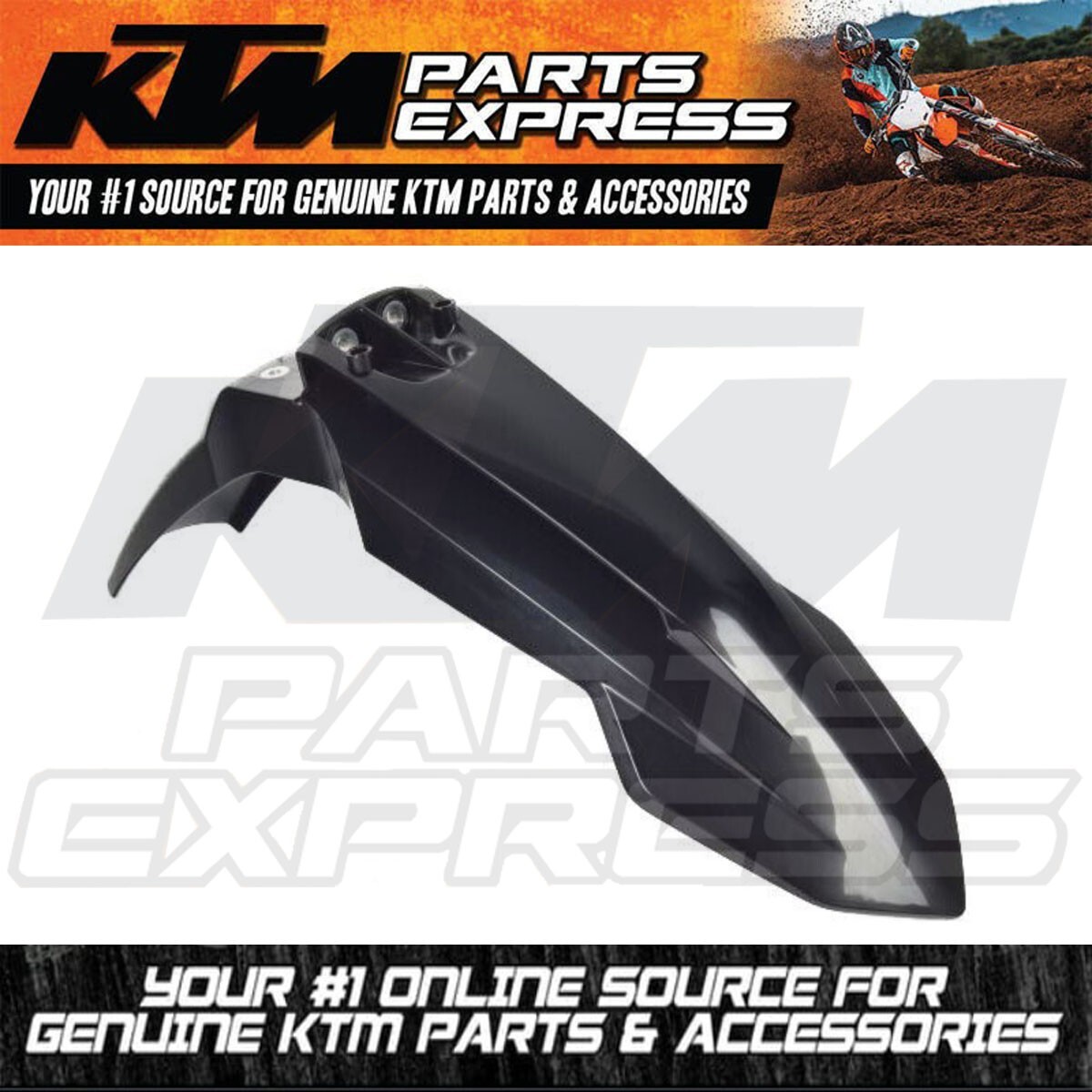 NEW OEM KTM BLACK FRONT FENDER SUPERMOTO 690 SMC R 2020 2023
