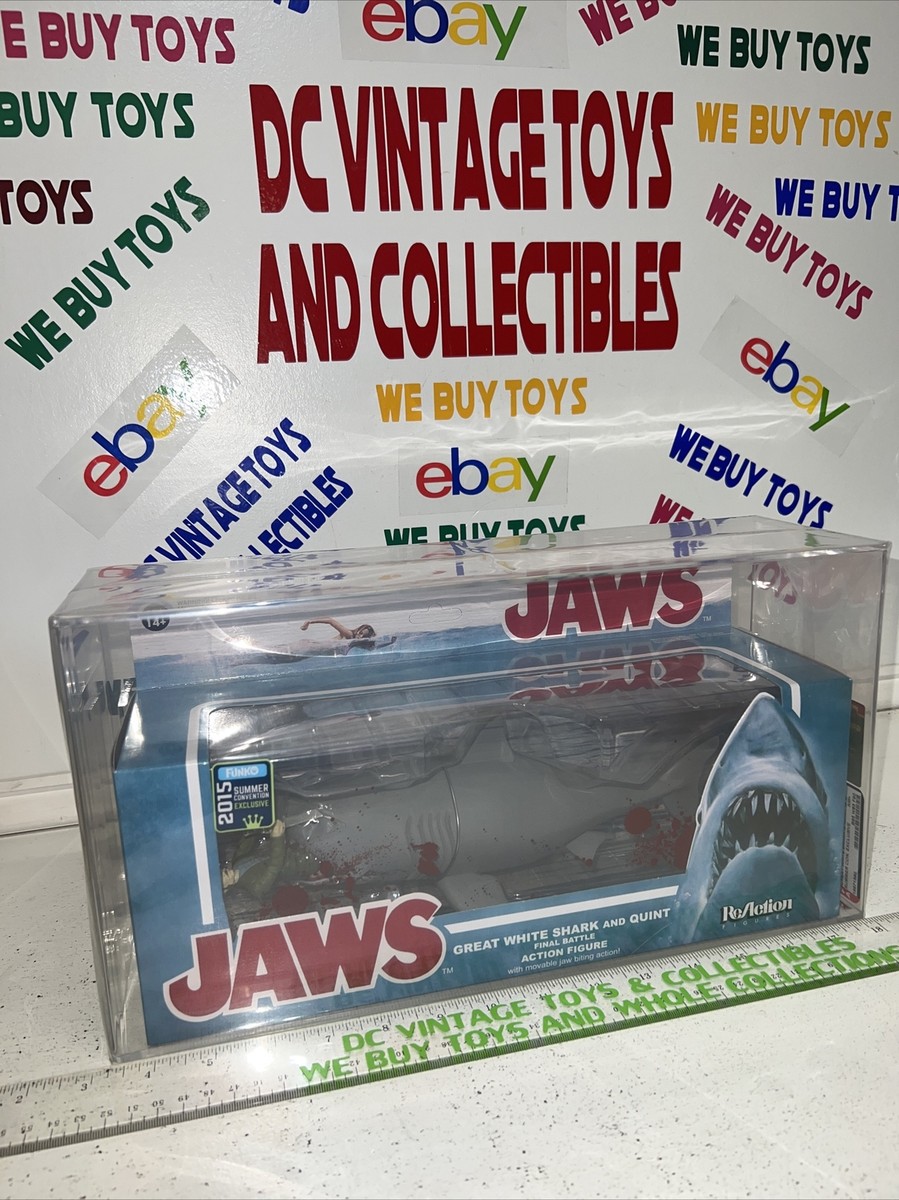 2015 FUNKO Reaction JAWS bloody Shark & Quint SDCC