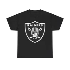 Raiders Las Vegas Football Oakland Los Angeles Raider Nation T Shirt Tee 4 Color