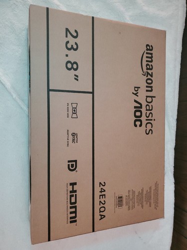 Amazon Basics 24 Inch Monitor Powered with AOC Technology, FHD 1080P, 75hz