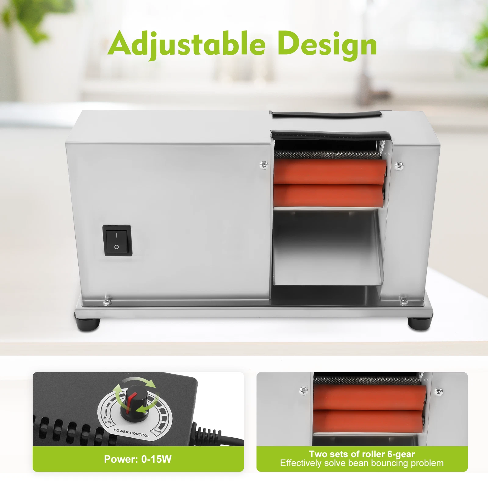 Commercial Electric Beans Sheller Semi-automatic Peeler Bean Pea Peeling Machine