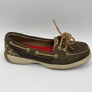 sperry top sider leopard print