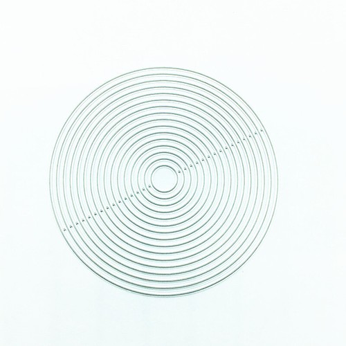 Large Nest of 16 Thin Circle Metal Cutting Dies, Scrapbooking, Crafts H8 - Picture 9 of 12