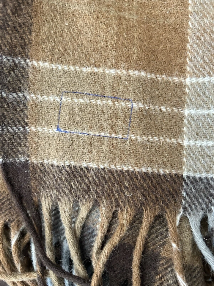 Pendleton Vintage Wool Plaid Blanket - Image 4 of 4