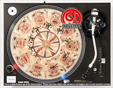 Mad King - 7"-12" DJ slipmat for LP turntable record player 