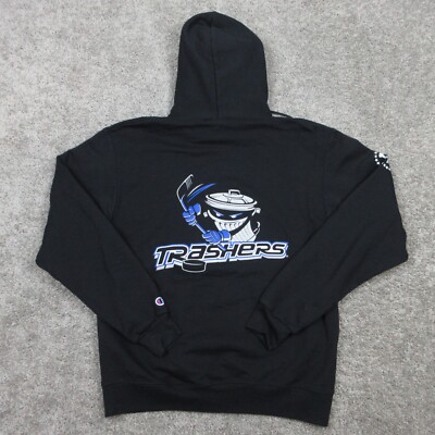 Barstool Sports Sweater Mens Medium Black Spittin Chiclets Hoodie