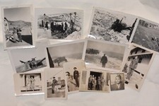 Lot 13 Military Snapshot Photos Soldiers, Tank, Snow Location  Time Unknown