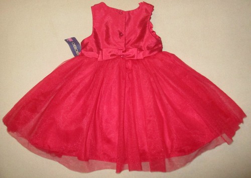 NWT Cherokee Toddler girls beautiful Christmas red dress size 18 month - Picture 2 of 5