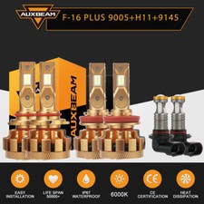 For Dodge Ram 1500 2500 3500 2013 2014 2015 Led Headlight Fog Light Bulbs Combo