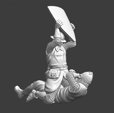 Northern Crusades Miniatures Medieval Close Combat Scene Diorama 28mm 35mm 54mm