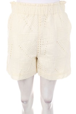YAS Shorts Eyelet Lace M créme