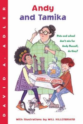 Andy and Tamika; 2; Andy R- paperback, 9780152054465, David A Adler, AUTOGRAPHED