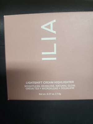 NEW ILIA Beauty Lightshift Weightless Cream Highlighter in Arc Peachy Glow 12 Hr