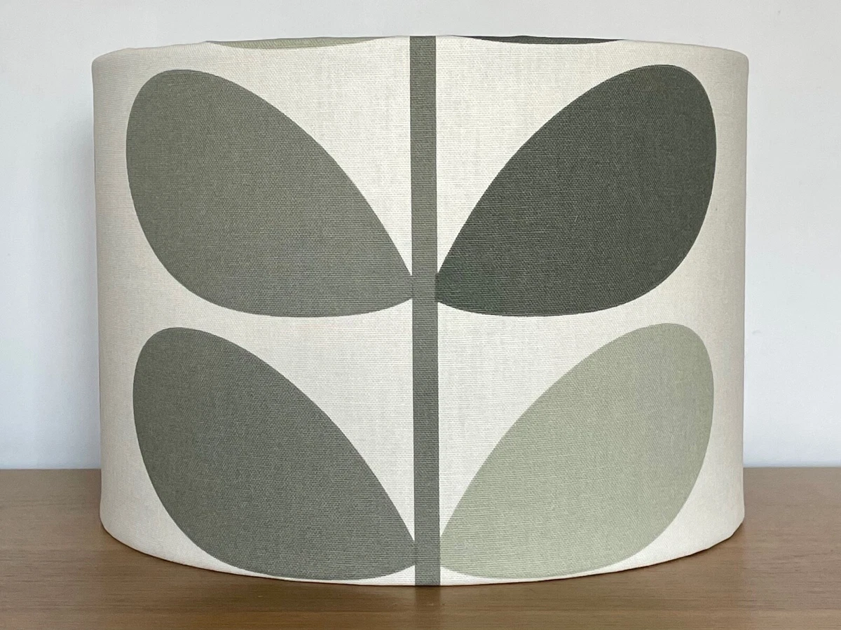 Orla Kiely Lampshade Warm grey multi stem Ceiling Pendant Table Lamp Shade