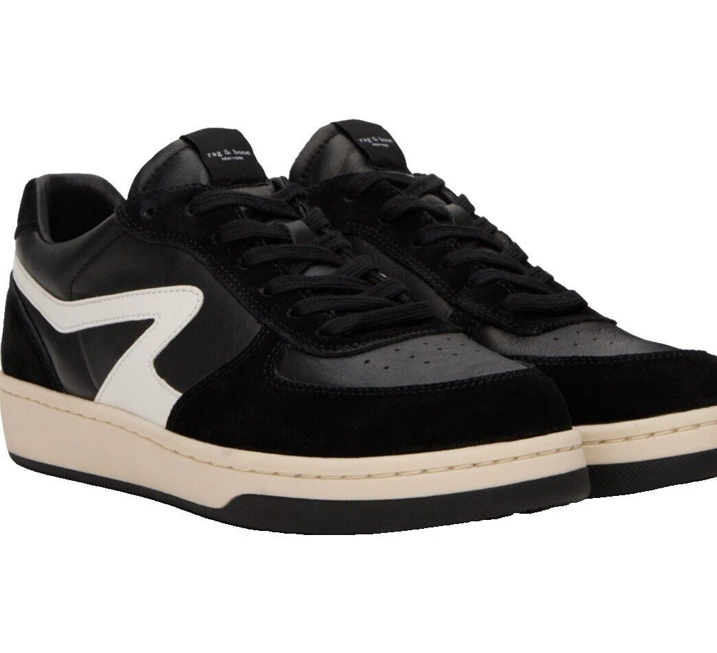 rag & bone Black Leather Athletic Shoes for Women