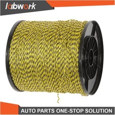 Labwork 3500ft 1067 Meters 1/8 inch Upgraded Electric Fence Polywire 6 Strands