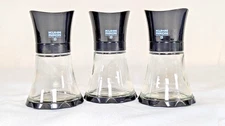 Kuhn Rikon Vase Grinder Set of 3 Pepper Mill Mini Salt Shaker Black Swiss 4.75"