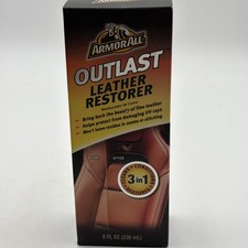 Restaurador de cuero Armor All Outlast 8 OZ Stock antiguo nuevo descatalogado