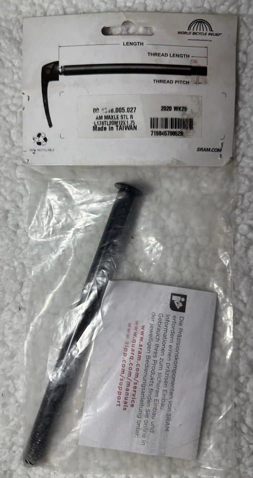 SRAM Stealth Maxle 174mm MTB Thru Axle NEW - Image 2 of 3