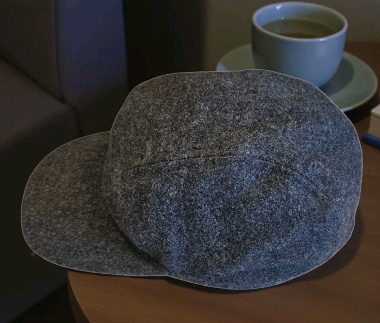 Pendleton Gray Hat Cap Fitted Mens Large Wool Win… - image 3