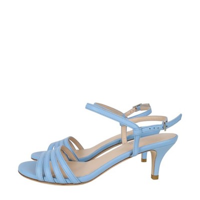 Loriblu Damen Schuhe Pumps Gr. 35 Blau Leder High Heels Stilettos