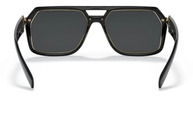 Gafas de sol Versace VE4399 Negro/Gris oscuro Foto 4 de 4