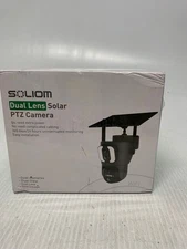 New Soliom Dual Lens Solar PTZ Security Camera Wireless Night Vision