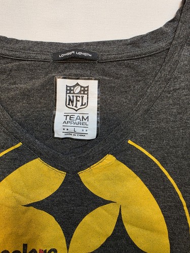 NFL Pittsburgh Steelers Women's Short Sleeve V Neck Soft T-Shirt. Size L - Picture 3 of 8