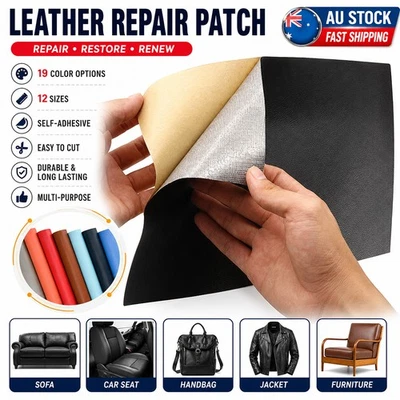 Leather Repair Kit Self-Adhesive Patch Tape for Furniture Couch Sofas Car Seats - image 1 of 4
