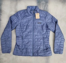 Patagonia Nano Puff Jacket Current Blue Women's Size Medium New With Tags