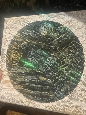 ''Winternacht'' LiBo Art Gallery Glitzerndes 3D Gemälde 