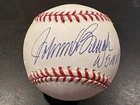JOHNNY BENCH REDS 1976 WS MVP SIGNED BASEBALL. SIGNATURE CRISP, BALL EXCELLENT.